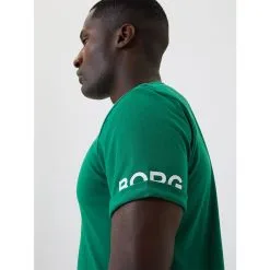 BJØRN BORG Borg Breeze T-shirt, Verdant Green -butik med fitnessudstyr 10000166 GN078R BJORN BORG Borg Breeze T shirt Verdant Green 03 jan23