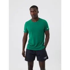BJØRN BORG Borg Breeze T-shirt, Verdant Green -butik med fitnessudstyr 10000166 GN078R BJORN BORG Borg Breeze T shirt Verdant Green 05 jan23
