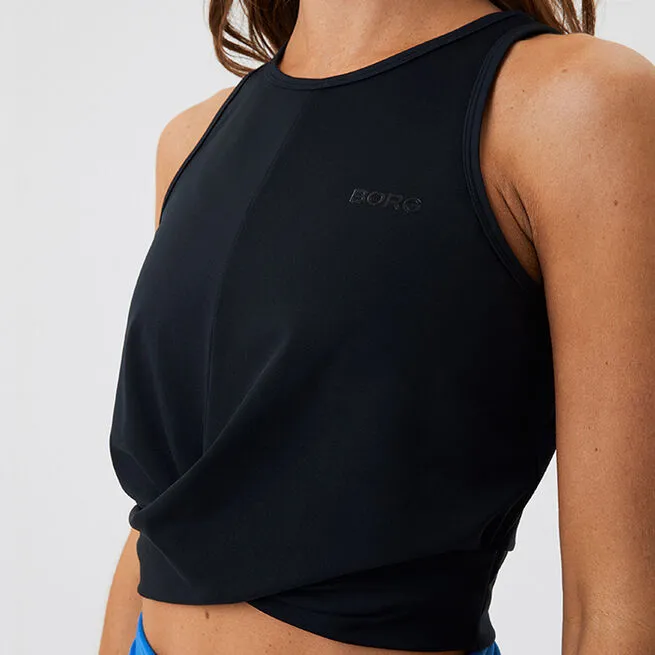 BJØRN BORG Borg Cross Tank, Black Beauty 3 BJØRN BORG Borg Cross Tank, Black Beauty - Billede 3