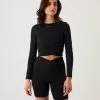 BJØRN BORG Borg Cross Long Sleeve, Black Beauty