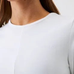 BJØRN BORG Borg Cross Long Sleeve, Brilliant White -butik med fitnessudstyr 10001269 WE001R Borg Cross Long Sleeve BrilliantWhite 0123 2