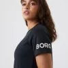 BJØRN BORG Borg T-shirt, Black Beauty