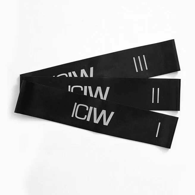 ICANIWILL ICIW Mini Bands 3-pack, Black 2 ICANIWILL ICIW Mini Bands 3-pack, Black - Billede 2