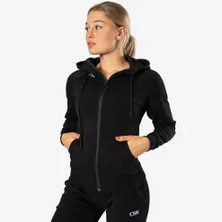 ICANIWILL Activity Zip Hoodie, Dark Army Green -butik med fitnessudstyr 10393 001r activity zip hoodie black 4