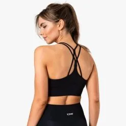 ICANIWILL ICIW Define Seamless Sport Bra, Black -butik med fitnessudstyr 10496 001R ICIW Define Seamless Sports Bra Black 02 0920 1