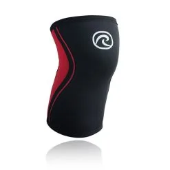 REHBAND RX Knee Sleeve, 3mm, Black/Red