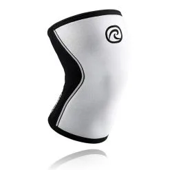 REHBAND RX Knee Sleeve, 5mm, White/Black