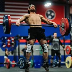 REHBAND RX Knee Sleeve, 5mm, White/Black -butik med fitnessudstyr 105301 010r rehband rx knee support 5mm white 5