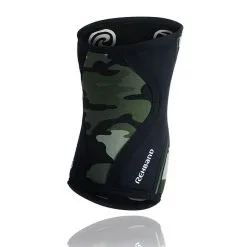 REHBAND RX Knee Sleeve, 7mm, Camo/Black -butik med fitnessudstyr 105417 020r rx knee sleeve 7mm black camo 1