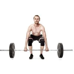 REHBAND RX Knee Sleeve, 7mm, Carbon Black -butik med fitnessudstyr 105466 010r rx knee sleeve 7mm carbon black 1