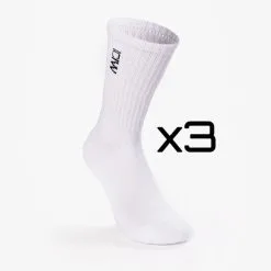 ICANIWILL Training Unisex Socks 3-pack, White -butik med fitnessudstyr 10575 002r iciw training unisex socks 3 pack white 1 1