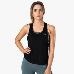 ICANIWILL Everyday Racerback Tank Top, Black
