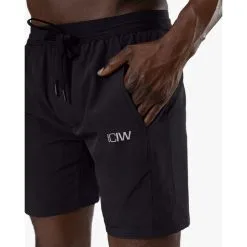 ICANIWILL Workout 2-in-1 Shorts, Black -butik med fitnessudstyr 10845 001R ICIW Workout 2in1 Shorts Black juli20 03