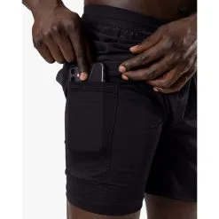 ICANIWILL Workout 2-in-1 Shorts, Black -butik med fitnessudstyr 10845 001R ICIW Workout 2in1 Shorts Black juli20 05