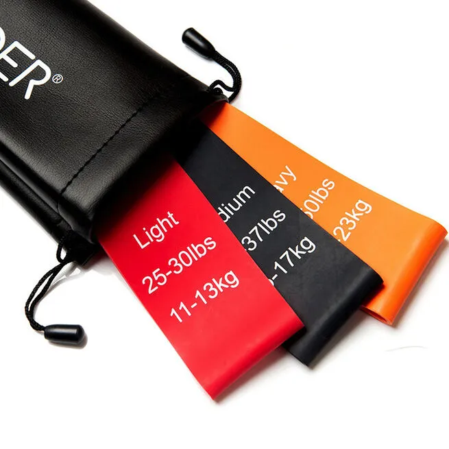 Booty Builder Mini Bands, Black, 3-Pack 4 Booty Builder Mini Bands, Black, 3-Pack - Billede 4