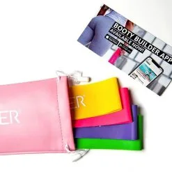 Booty Builder Mini Bands, Pink, 4-Pack 8 Booty Builder Mini Bands, Pink, 4-Pack -butik med fitnessudstyr 1087 03 booty builder mini bands pink 4 pack 3