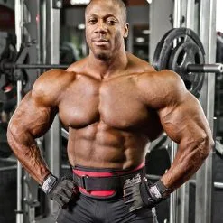 Schiek 2004 - Workout Belt, Red -butik med fitnessudstyr 1088 14r 2