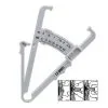C.P. SPORTS Fat Caliper, Fat Measurement, White