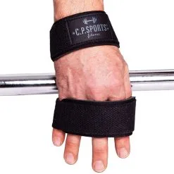 C.P. SPORTS Figure 8 Straps - Lifting Loops, Black, One Size