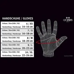 C.P. SPORTS Lady Fitness Glove, Black -butik med fitnessudstyr 1089 32r 4