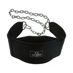 C.P. SPORTS Dip Belt Pro, Black, One Size -butik med fitnessudstyr 1089 47 1