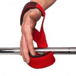 C.P. SPORTS Figure 8 Straps - Lifting Loops, Red, One Size -butik med fitnessudstyr 1089 53 2