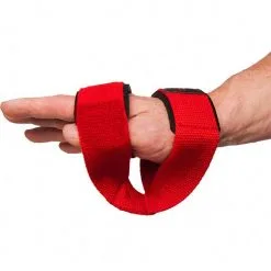 C.P. SPORTS Figure 8 Straps - Lifting Loops, Red, One Size -butik med fitnessudstyr 1089 53 5