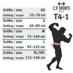 C.P. SPORTS Wide Lifting Belt, Black 11 C.P. SPORTS Wide Lifting Belt, Black -butik med fitnessudstyr 1089 62R Wide Lifting Belt Black sizes 0520