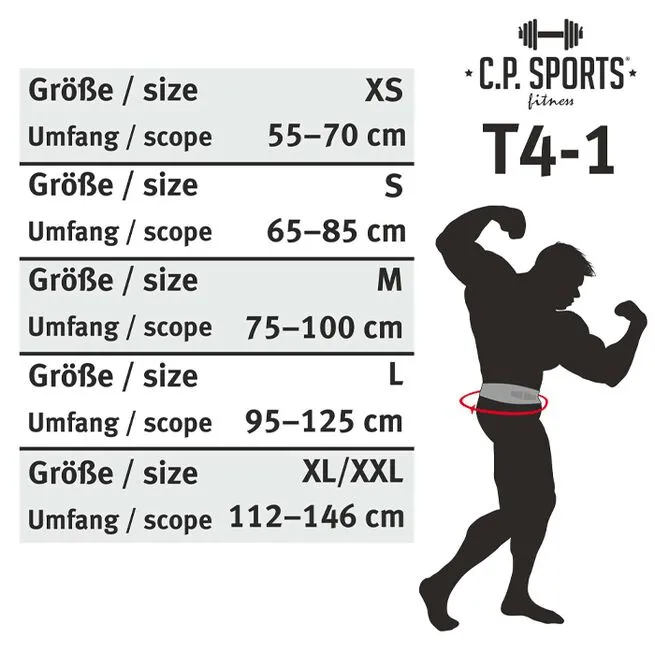 C.P. SPORTS Wide Lifting Belt, Black 6 C.P. SPORTS Wide Lifting Belt, Black - Billede 6