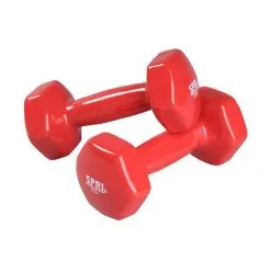 Spri Dumbbells Vinyl, Pair - 2,7 Kg