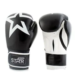 Star Nutrition Gear Star Gear Boxing Glove, Black