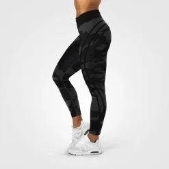 Better Bodies Camo High Tights, Black Camo -butik med fitnessudstyr 110837918r camo high tights dark camo 2