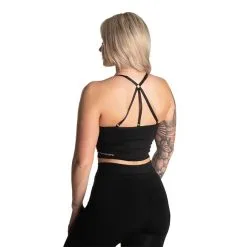 Better Bodies Astoria Seamless Bra, Black Melange -butik med fitnessudstyr 110886920R BetterBodies Astoria Seamless Bra Black Melange mars23 3