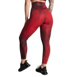 Better Bodies High Waist Leggings, Chili Red Grunge -butik med fitnessudstyr 111014327 Better Bodies High Waist Leggings ChiliRed mars23 3