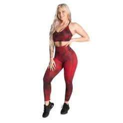 Better Bodies High Waist Leggings, Chili Red Grunge -butik med fitnessudstyr 111014327 Better Bodies High Waist Leggings ChiliRed mars23 6
