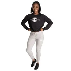 Better Bodies Empire Joggers, Light Grey Melange -butik med fitnessudstyr 111075903R Better Bodies Empire Joggers Light Grey Melange 05 juli21