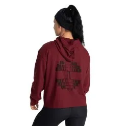 Better Bodies Empowered Thermal Sweater, Maroon -butik med fitnessudstyr 111089393R Better Bodies Empowered Thermal Sweater Maroon 03 0921
