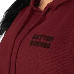 Better Bodies Empowered Thermal Sweater, Maroon -butik med fitnessudstyr 111089393R Better Bodies Empowered Thermal Sweater Maroon 04 0921 1