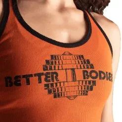 Better Bodies Old School Rib T-back, Flame -butik med fitnessudstyr 111103280R Better Bodies Old School Rib T back Flame 05 sep22