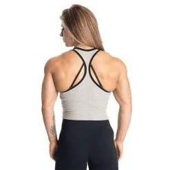 Better Bodies Old School Rib T-Back, Light Grey Melange -butik med fitnessudstyr 111103903R Better Bodies Old School Rib T Back Light Grey Melange 03 aug21 1