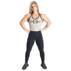 Better Bodies Old School Rib T-Back, Light Grey Melange -butik med fitnessudstyr 111103903R Better Bodies Old School Rib T Back Light Grey Melange 05 aug21