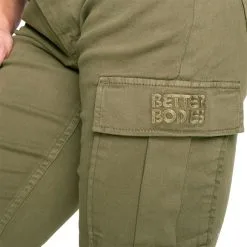 Better Bodies Cargo Pants, Washed Green -butik med fitnessudstyr 111107664R Better Bodies Cargo Pants Washed Green 05 0422