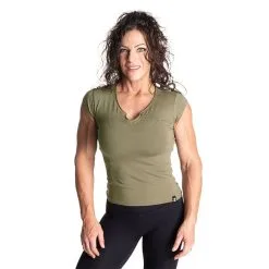 Better Bodies Raw Energy Tee, Washed Green