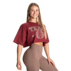 Better Bodies Team Onesize Tee, Sangria Red, OS -butik med fitnessudstyr 111132392102 BetterBodies Team Onesize Tee SangriaRed mars232