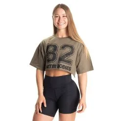 Better Bodies 82 Onesize Tee, Washed Green, OS