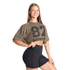 Better Bodies 82 Onesize Tee, Washed Green, OS -butik med fitnessudstyr 111133664102 BetterBodies 82 Onesize Tee Washed Green mars23 3