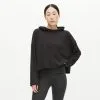 Röhnisch Soft Cropped Hoodie, Black