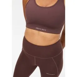 Röhnisch Flattering High Waist 7/8 Tights, Deep Mahogany -butik med fitnessudstyr 111441S375R Rohnisch Flattering High Waist Tights Deep Mahogany 03 nov22