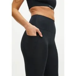 Röhnisch Flattering Curved High Waist Tights, Black -butik med fitnessudstyr 1115860001R Rohnisch Flattering Curved High Waist Tights Black 03 nov22