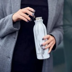 SmartShake Bohtal Insulated Bottle 600 Ml -butik med fitnessudstyr 11275801 Smartshake Bohtal Insulated Bottle White Marble 02 1020